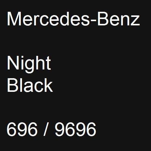 Mercedes-Benz, Night Black, 696 / 9696.